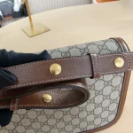 Gucci, Horsebit 1955 shoulder bag, Medium, Brown, Very Like New - Image 12