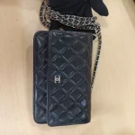 Chanel, Woc,  7.5", Black, Very Like New - Image 4