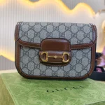 Gucci, Horsebit 1955 Small Shoulder Bag, Small, Brown, Like New - Image 9