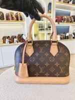 Louis Vuitton, Alma BB , BB, Brown, Very Good - Image 6