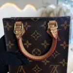 Louis Vuitton, Petit Sac Plat, Mini, Brown, Very Like New - Image 15