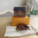 Louis Vuitton, Dauphine, Mini, Brown, Very Very Like New - Image 2