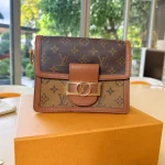 Louis Vuitton, Dauphine, Mini, Brown, Very Very Like New - Image 7