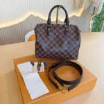 Louis Vuitton, Speedy Bandoulière, 25, Brown, Like New - Image 5
