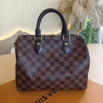 Louis Vuitton, Speedy Bandoulière, 25, Brown, Like New - Image 6