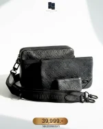 Louis Vuitton, Trio Messenger Bag, , Black, Very Good