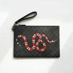 Gucci, Pouch with Kingsnake, , Black, Very Very  Good