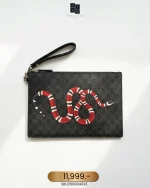 Gucci, Pouch with Kingsnake, , Black, Very Very  Good