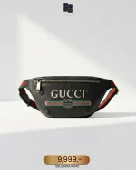Gucci, Gucci Print Belt Bag, Mini, Black, Very Very  Good