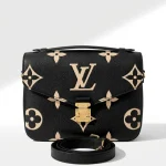Louis Vuitton, Pochette Métis, MM, Black, Very Like New