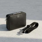 Dior, Zipped Pouch with Strap, , Black, Like New