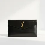 YSL, Uptown Pouch, , Black, Very Like New