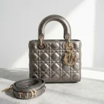 Dior, Lady, Small, Metallic, Very Very  Good