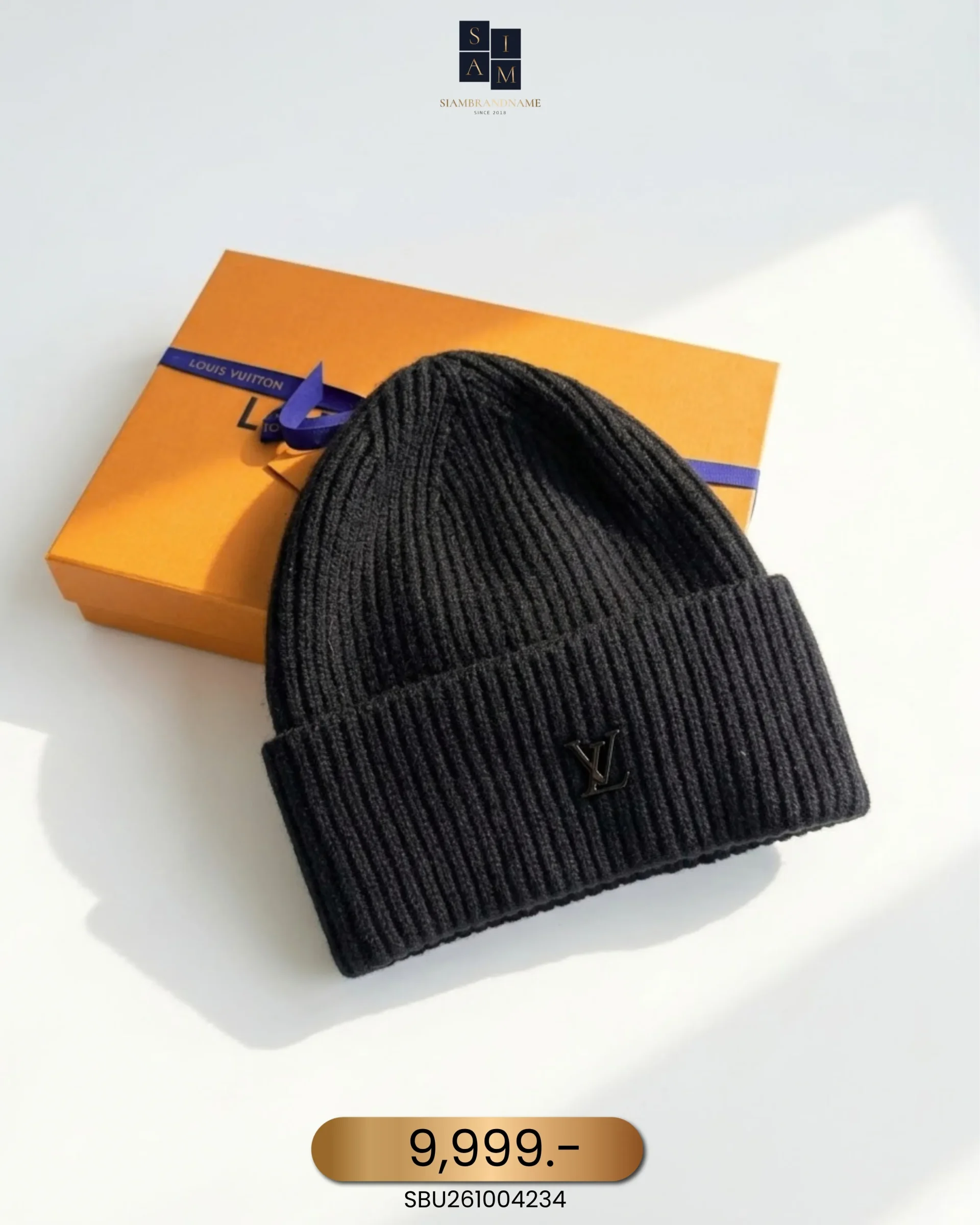 SBU261004234 Louis Vuitton, Bonnet Ahead, , Black, Like New - Image 1