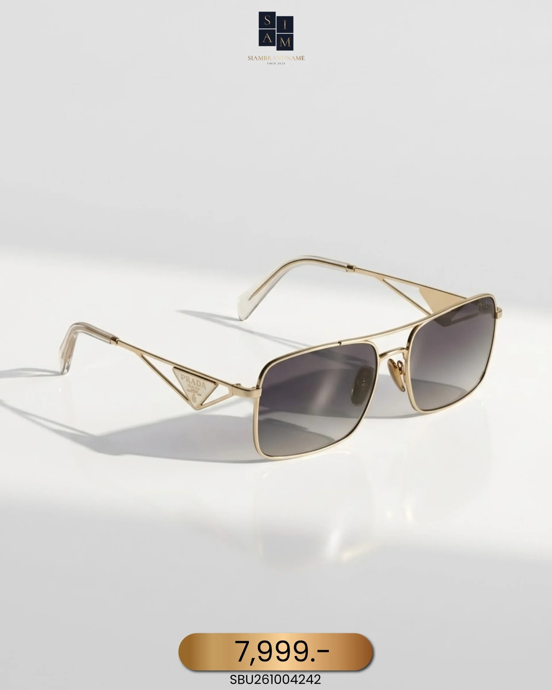 SBU261004242 Prada, PR A52S, 56, Gray, Very Very Good - Image 1