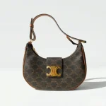 Celine, [Celine] Ava Triomphe, Medium, Brown, Very Very  Good