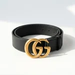 Gucci, Marmont Leather Belt, 90/36, Black, Very Very  Good