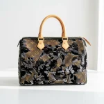 Louis Vuitton, Limited Edition Monogram Fleur de Jais Speedy 30, 30, Brown, Like New