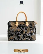 Louis Vuitton, Limited Edition Monogram Fleur de Jais Speedy 30, 30, Brown, Like New