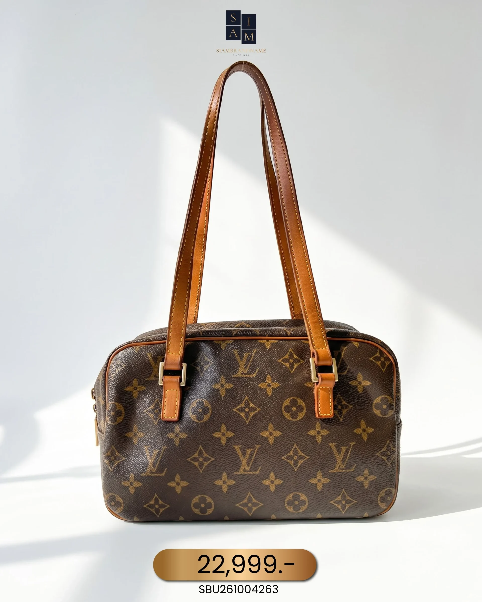 SBU261004263 Louis Vuitton, Cité , MM, Brown, Very Good - Image 1