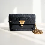 Louis Vuitton, Vavin Chain Wallet, , Black, Like New
