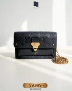 Louis Vuitton, Vavin Chain Wallet, , Black, Like New
