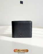 Dior, CD Icon Bi-Fold Wallet , , Black, New