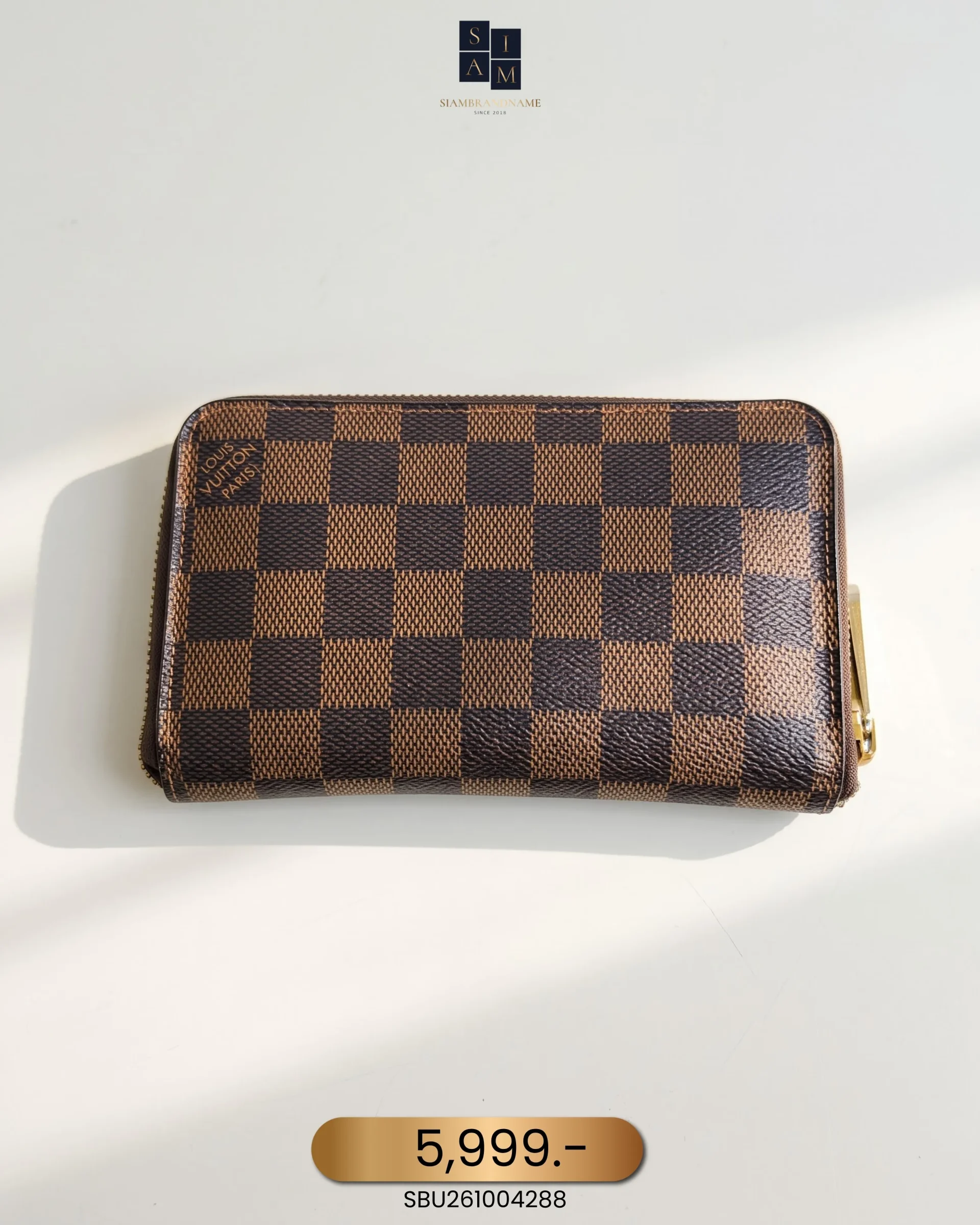 SBU261004288 Louis Vuitton, Zippy Long Wallet, , Brown, Used - Image 1
