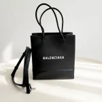 Balenciaga, Shopping XXS Tote Bag, XXS, Black, Like New