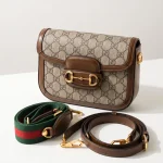 Gucci, Horsebit 1955 Small Shoulder Bag, Small, Brown, Like New