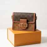 Louis Vuitton, Dauphine, Mini, Brown, Very Very Like New